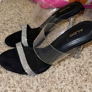 Aldo rhinestone heels
